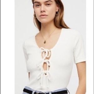 Free people sweetheart tee